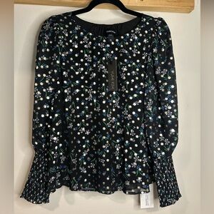 NWT YUMI KIM PATTERNED BLOUSE SIZE XL
